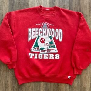 VTG Russell Kentucky‎ Beechwood Tigers 3-Peat Champions Sweatshirt
